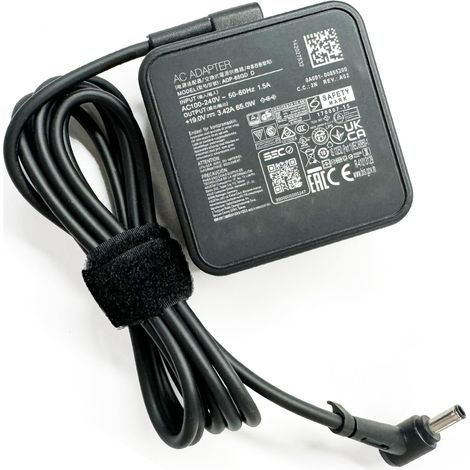 19V 3.42A 65W Alimentation Chargeur Adaptateur Remplacement Pour Asus F1502ZA F1504ZA E1404FA E1504GA E1504FA M1405Y M1502Y M1605Y M1505Y TN3402Q TN3604Y F1704Z X1704Z ADP-65GD D (4.53.0mm) (1/5)