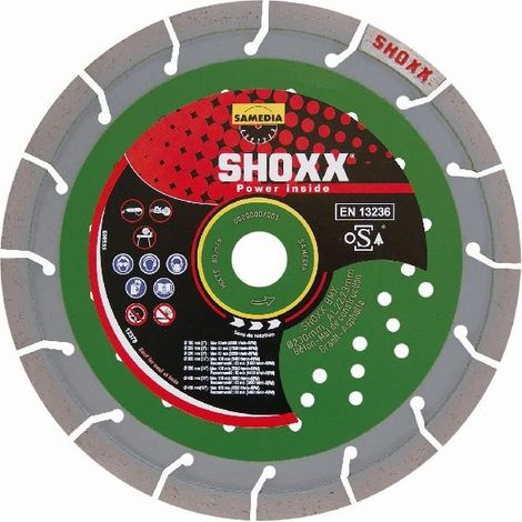 Disque diamant SHOXX BMX - Ø 300 mm - Alésage 20 mm - SAMEDIA (1/2)
