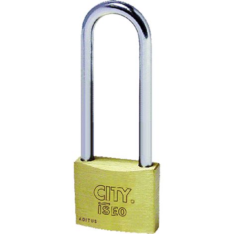 LUCCHETTO RETTANGOLARE ARCO LUNGO mm 30 - pz. 1  - Blister Koncreto