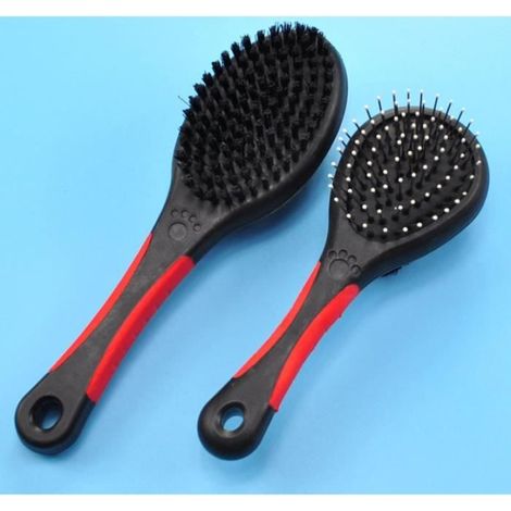 Brosse de Toilettage Double Face 2pcs - 18x6.5cm et 22x6.5cm - Pour Chien et Chat (1/4)