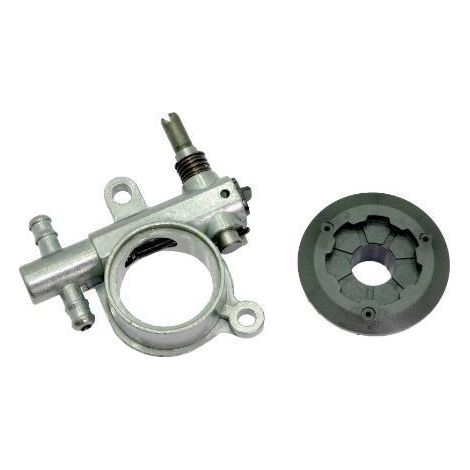 Pompa olio motosega completa di vite senza fine GGP STIGA ALPINA P420 422 442