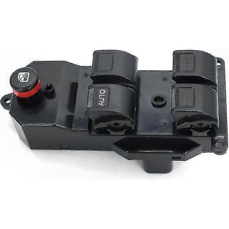 Commande principale de lève-vitre électrique côté conducteur pour Honda Civic 2001-2005 et CR-V 2002-2006 (1/5)