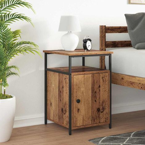 vidaXL Armadio da Notte con cassetto Legno antico Legno (1/5)