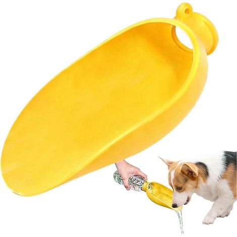 Couvercle en silicone pour bouteilles d'eau pour chiens, gamelle pliable et portable pour animaux de compagnie qui ne mouillera pas la barbe de votre animal, avec couvercle universel étanche.-AquaForg (1/5)