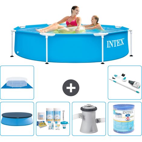 Intex Piscine Tubulaire Ronde - 244x51 cm - 7-pièces  S31453 (1/5)
