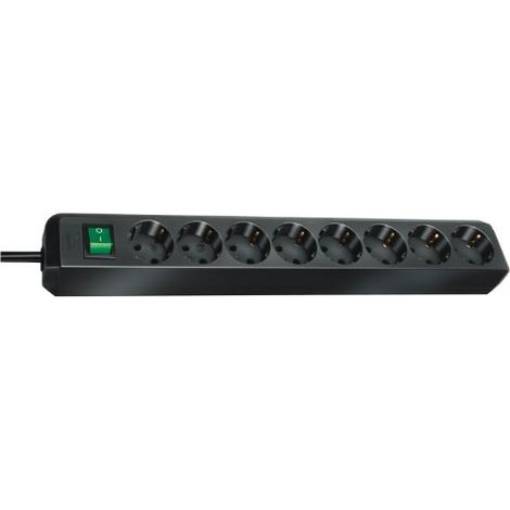 Multiprise BRENNENSTUHL Eco-line avec interrupteur - 8 prises - cable 3m (1/6)