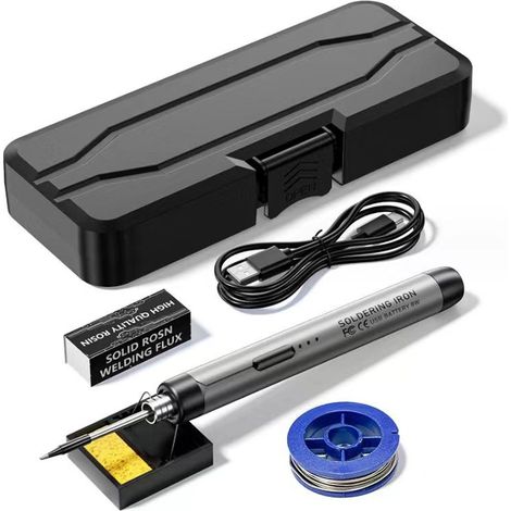 Fer à Souder Portable USB Intelligent – Stylo de Soudage Multifonction, Température 300-450°C, Parfait pour Réparations et Petits Travaux Électroniques (1/5)