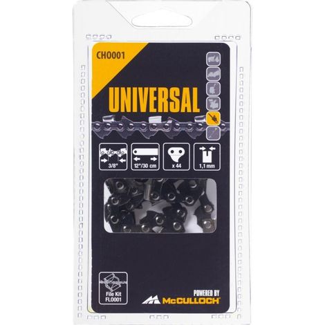 Universal by McCulloch Chaîne Coupe fine, Semi Chisel 3/8" CHO001 - 00057-76.151.01
