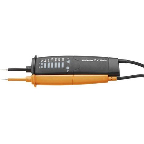 Weidmüller VT MASTER Zweipoliger Spannungsprüfer CAT III 600 V LED
