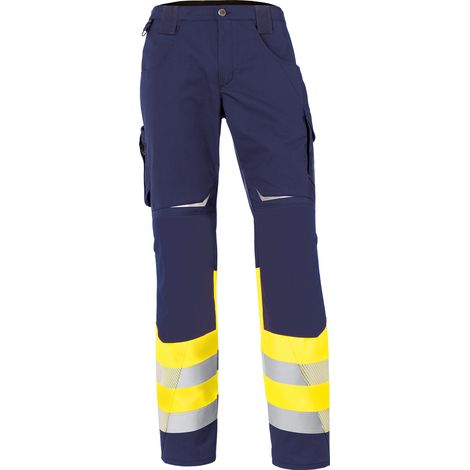 Kübler REFLECTIQ Hose Klasse 1 warngelb/dunkelblau Gr. 52 (1/2)