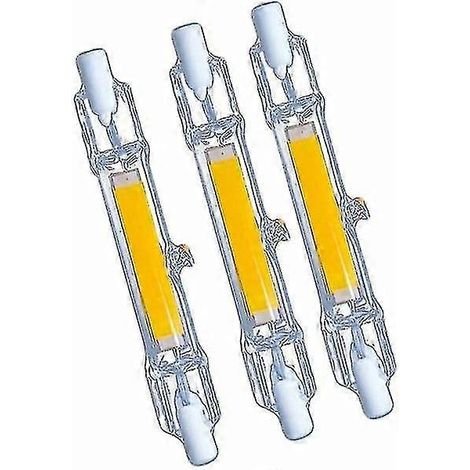 Ampoule LED R7s 118 mm, culot J118, 220 V, 3 000 lumens, halogène
