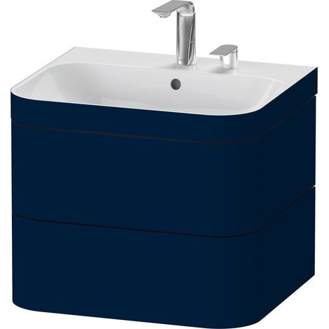 Duravit Happy D.2 Plus c-bonded Set wandhängend, 575x490mm, 2