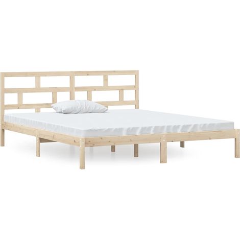 Maison Exclusive - Estructura cama doble pequeña madera maciza 13 (1/5)