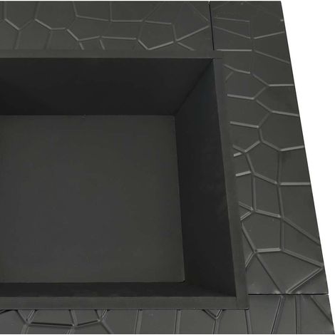 Maison Exclusive - Brasero de jardín con atizador acero XXL 81x81 (1/5)