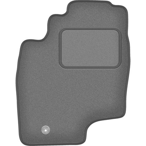 Tapis de sol conducteur en velours pour : Toyota Previa II (2000-2005), couleur graphite (1/5)