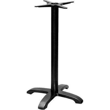 Piétement pour mange-debout hauteur 110 cm modèle Bazila noir