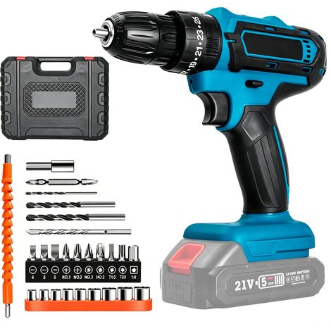 Perceuse Visseuse Sans Fil pour 18V (Sans Batterie ni Chargeur) (1/5)