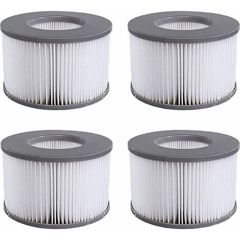 Lot de 4 Cartouches Filtrantes pour Spa Mspa Piscine Gonflable Modèles Filtre 2020 (1/3)
