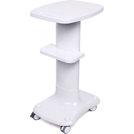 Beauty Salonwagen Schönheitwagen Rollwagen SPA Kosmetikwagen Arbeitswagen Rollwagen Gerätewagen Trolley Stand Weiß (1/5)