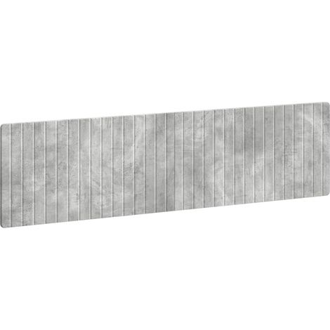 Tête de lit murale ZWOLLE Gris béton Bois d'ingénierie vidaXL (1/5)
