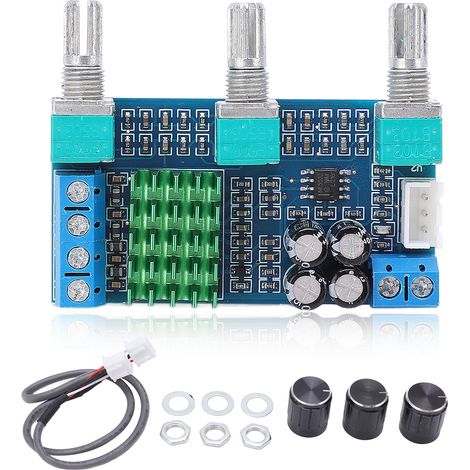 XHM567 TPA3116D2 Stereo-2x80W-Leistungsverstärker, digitales Lautstärkeregelungsmodul für Audiogeräte (1/5)