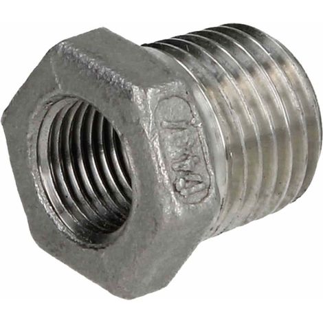Réduction inox à visser en M4 x F2