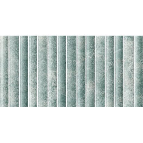 Carrelage Faïence murale Rubiko 15x30 cm Vert (1/3)