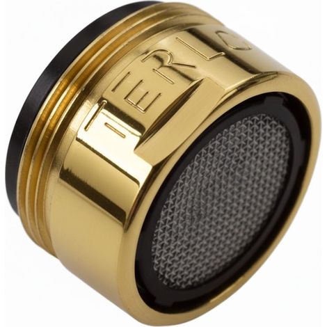 AERATORE IN OTTONE CON FILTRO MASCHIO 24X1- M 24x1 - Dorato- senza- pezzi 1