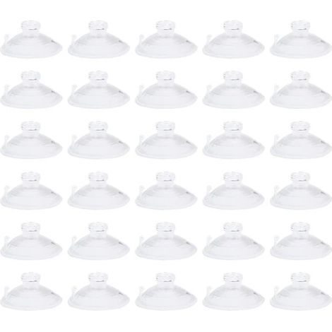 Filiyano-Lot de 30 mini ventouses puissantes pour verre, table, bols et ballons. (1/2)