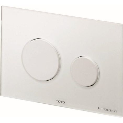 Plaque de commande NEOREST 150 x 220 x 5 mm blanc TOTO