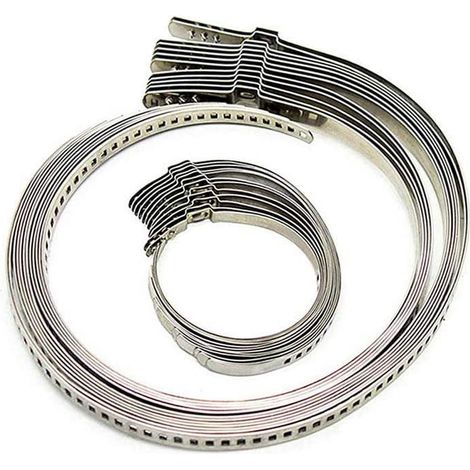 Crimping Clamp - Cv Joint Boot Clamp - Universal Axle Boot Clamp Kit - Stainless Steel - 10 Pieces (1/5)