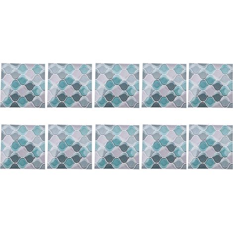 10 stickers carrelage, pratiques et faciles à poser soi-même, papier peint décoratif original pour placards (1/5)