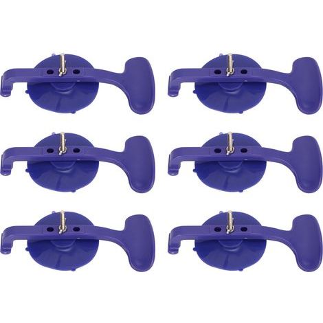 Set mit 6 Saugnapfklemmen, starkes Saugnapf-Reparaturwerkzeug für Windschutzscheiben, geeignet für Auto und Haushalt (1/5)
