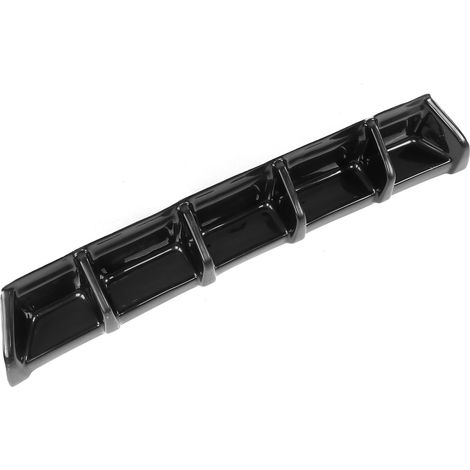 Heckstoßstangendiffusor im Maxton-Stil, glänzend schwarze Lippenverlängerung, kompatibler Ersatz für VW Golf MK7.5 2017-2020 (1/5)