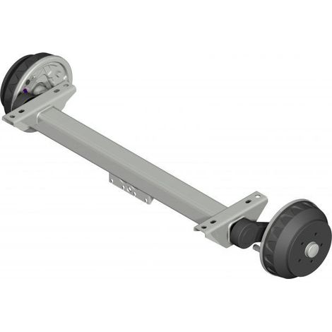 Essieu de remorque 1800 kg – Entraxe 1898 mm – Connexion 140 x 5 – Conçu pour remorques lourdes et exigeantes – Knott