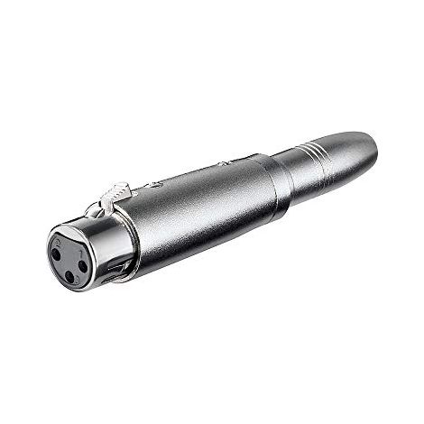 OEM Adattatore XLR Cannon Femmina a Jack 6,35 Femmina mono (1/2)