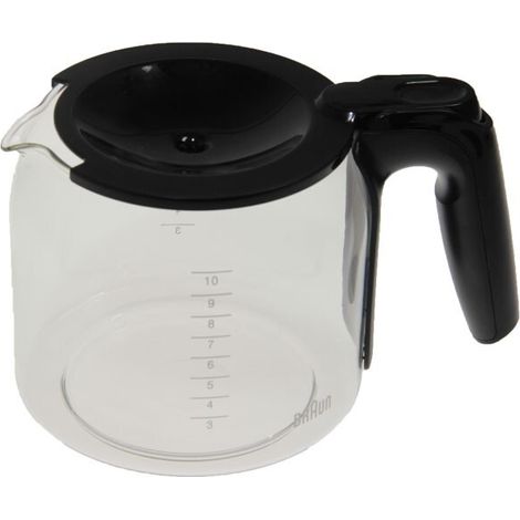 Braun caraffa coperchio 10 tazze macchina caffè a filtro PureEase KF3100 KF3120