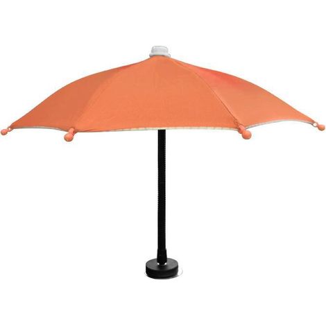 Magnetischer Handyschirm, verstellbar und faltbar, ideal für Strand und Outdoor (Orange) (1/5)