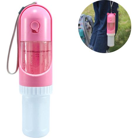 Gobelet Eau Animaux - Rétractable 2-en-1 Eau 220 ml + Nourriture 120 g - Pour Chiens et Chats - Extérieur Randonnée Voyage - 1 Pièce (1/5)