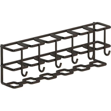Porte-parapluie mural - Seau à parapluie peu encombrant, sans perforation, durable, réglable en hauteur, pour hôtel, couloir, maison, bureau (1/3)