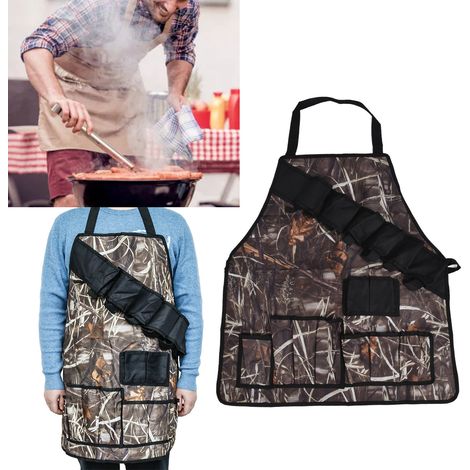 Tablier de barbecue camouflage, tablier de pique-nique, couleur roseau (1/5)