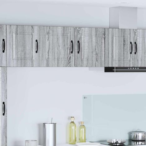 Küchenschrank 2 pcs Graues Sonoma 40 x 31 x 40 cm Holzwerkstoff
