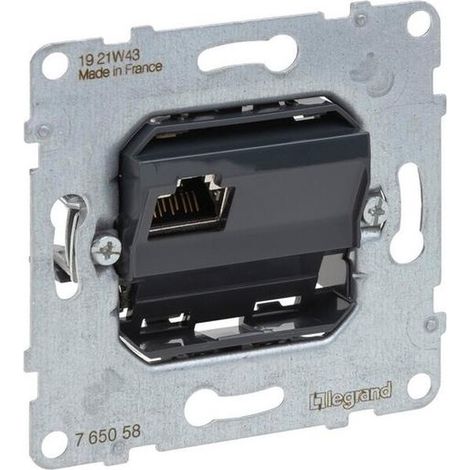 Multipack 5 Stück Legrand SEANO Einsatz Datendose RJ45 Kat. 6A STP geschirmt