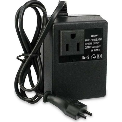 convertisseur de tension transformateur abaisseur 220v à 110v ac transformateur de tension de voyage abaisseur (1/3)