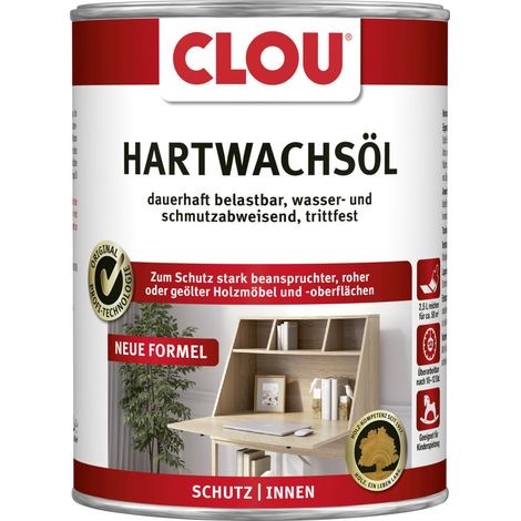 Clou Hartwachs Öl 2,5 L farblos Holzschutzlasur