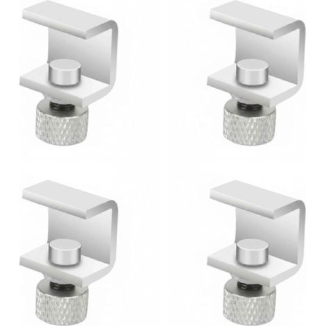 Pince de fixation pour plateau en verre d'imprimante en alliage d'aluminium, réglable, pour une fixation stable. (1/5)