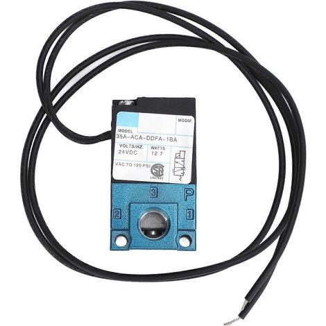 Électrovanne pneumatique, haute fréquence, diamètre nominal 6 mm, 24 V (1/4)