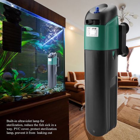 Lampe stérilisante UV pour filtre d'aquarium, pompe à oxygène, purification d'eau d'aquarium 220-240 V (EUP-02) - AquaForge (1/5)