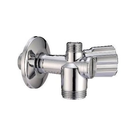 RUBINETTO COMBINATO LAVATRICE  1/2X3/8X3/4 Misura: 1/2 x 3/8 x 3/4