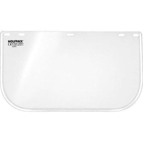 WOLFPACK LINEA PROFESIONAL protector facial policarbonato transparente. recambio (1/5)